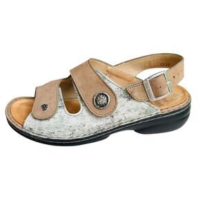 Finn Comfort Women’s Sandals EU 37 US 6.5-7 Beige Leather Comfort  Shoes Germany